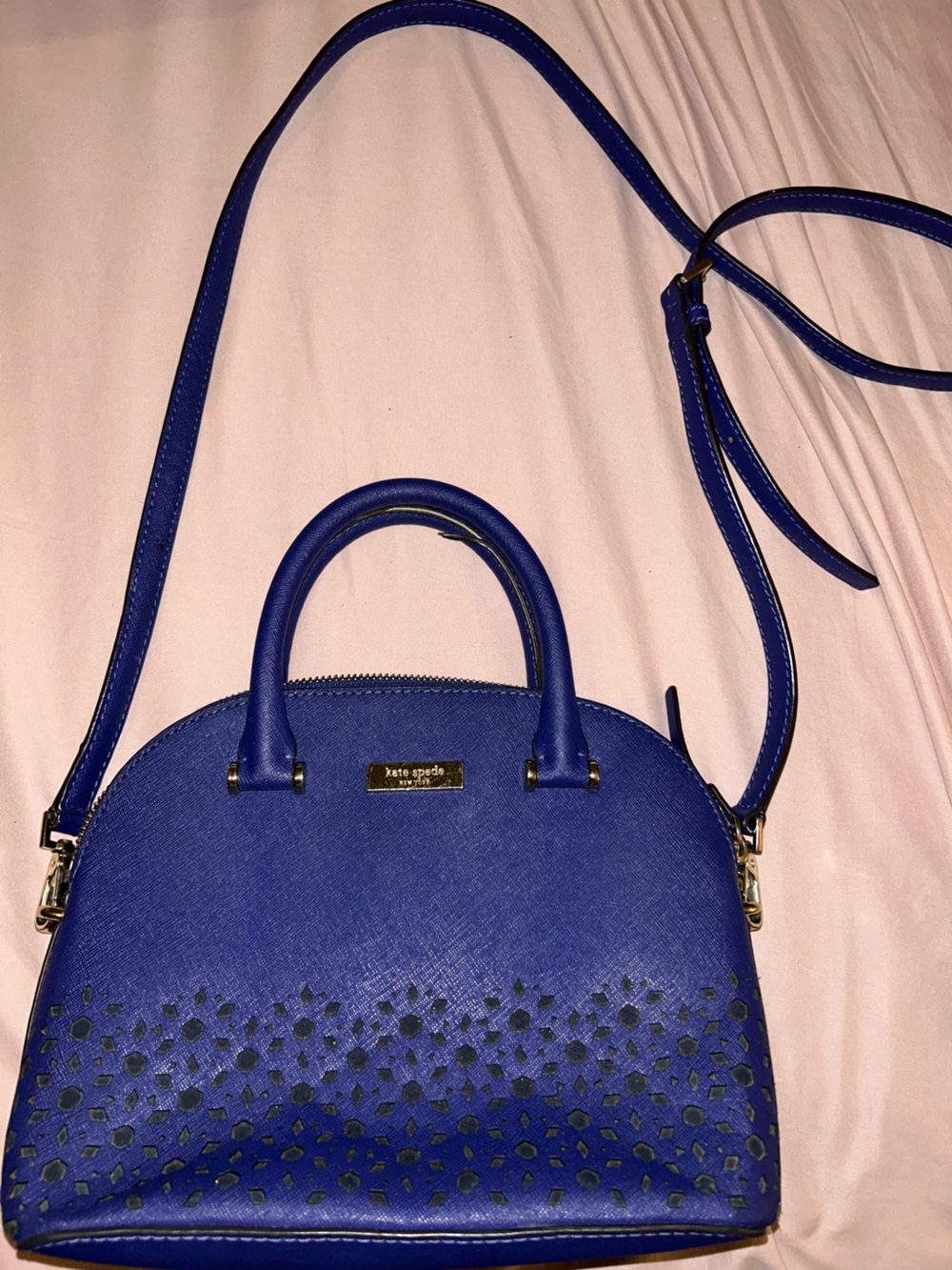 Preloved Kate Spade Saffiano Leather Dome Satchel